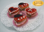 Macaron (μακαρόν) καρδιά για βάφτιση