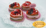 Macaron (μακαρόν) καρδιά για βάφτιση