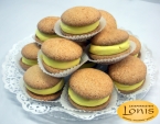 Macaron (μακαρόν) με γέμιση λεμόνι